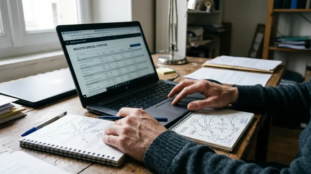 Consultation de registres publics suisses