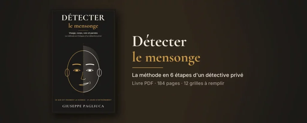 Couverture du livre Détecter le mensonge de Giuseppe Pagliuca